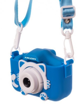 Цифровий фотоапарат для дітей Kruzzel 2-дюймова камера для найменших! 2W1 - крім. . фото 8