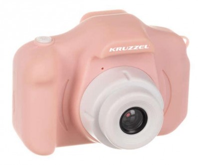 Цифровий фотоапарат для дітей рожевий Kruzzel 2-дюймова камера для найменших! 2W. . фото 4