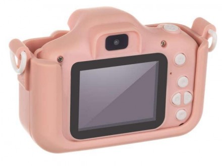 Цифровий фотоапарат для дітей рожевий Kruzzel 2-дюймова камера для найменших! 2W. . фото 5