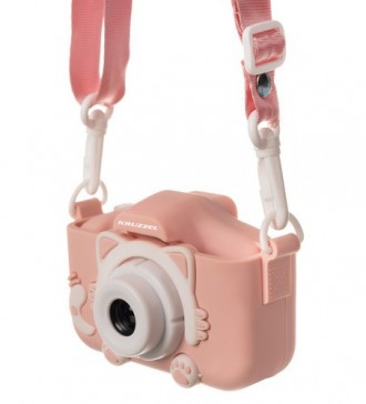 Цифровий фотоапарат для дітей рожевий Kruzzel 2-дюймова камера для найменших! 2W. . фото 8