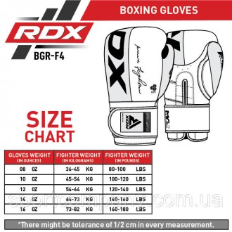 Боксерські рукавички RDX F4 Red
Боксерські рукавички RDX F4 були розроблені з ур. . фото 9