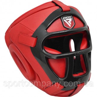 Боксерський шолом тренувальний RDX Guard Red
Боксерський шолом RDX з сіткою - тр. . фото 4