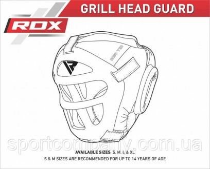 Боксерський шолом тренувальний RDX Guard Red
Боксерський шолом RDX з сіткою - тр. . фото 8
