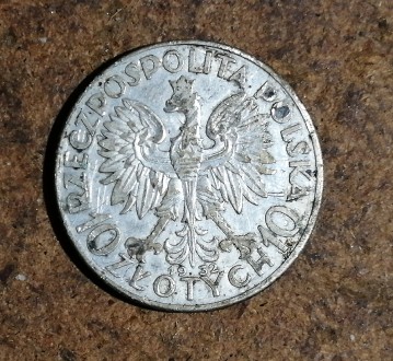 Монета   10  злотих  Польща  1932  рік  Стан  -  як  на   фото.Тільки  предоплат. . фото 3
