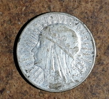 Монета   10  злотих  Польща  1932  рік  Стан  -  як  на   фото.Тільки  предоплат. . фото 2