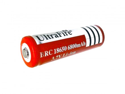 АКУМУЛЯТОР (АКУМУЛЯТОРНА БАТАРЕЙКА, БАТАРЕЯ)
ULTRAFIRE 18650 6800 MAH
LI-ION 3.7. . фото 2