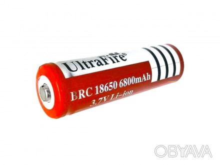 АКУМУЛЯТОР (АКУМУЛЯТОРНА БАТАРЕЙКА, БАТАРЕЯ)
ULTRAFIRE 18650 6800 MAH
LI-ION 3.7. . фото 1