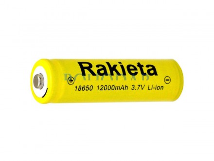 АКУМУЛЯТОР (АКУМУЛЯТОРНА БАТАРЕЙКА, БАТАРЕЯ)
RAKIETA YELLOW 18650 12000 MAH
5 ШТ. . фото 3