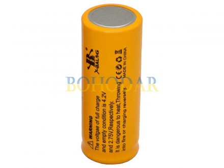 АКУМУЛЯТОР (АКУМУЛЯТОРНА БАТАРЕЙКА, БАТАРЕЯ)
X-BALOG 26650 8800 MAH
LI-ION 4.2V . . фото 6