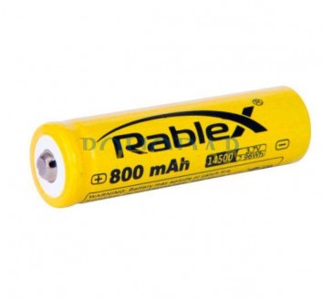 ПРОФЕСІЙНИЙ АКУМУЛЯТОР (АКУМУЛЯТОРНА БАТАРЕЙКА, БАТАРЕЯ)
RABLEX 14500 800 MAH OR. . фото 3