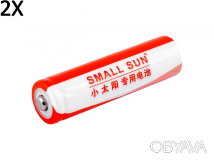 АКУМУЛЯТОР (АКУМУЛЯТОРНА БАТАРЕЙКА, БАТАРЕЯ)
SMALL SUN 18650 2200 MAH
1 ШТУКА LI. . фото 1