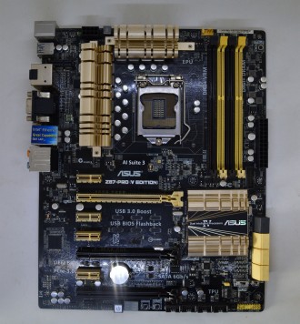 МАТЕРИНСЬКА ПЛАТА
ASUS Z87-PRO V EDITION
НІМЕЧЧИНА
СОКЕТ (SOCKET) LGA1150 БЕЗ РЕ. . фото 2