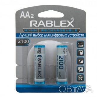 ПРОФЕСІЙНИЙ АКУМУЛЯТОР (АКУМУЛЯТОРНА БАТАРЕЙКА, БАТАРЕЯ)
RABLEX AA (HR6) 2100 MA. . фото 1