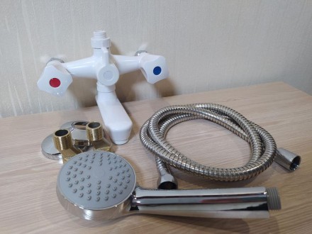 Змішувач для ванни з термопластичного пластику SW Omega 142 white
Гарний вибір д. . фото 2