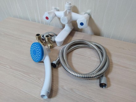 Змішувач для ванни з термопластичного пластику SW Omega 142 white-002
Гарний виб. . фото 2