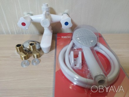 Змішувач для ванни з термопластичного пластику SW Omega 142 white-002
Гарний виб. . фото 1