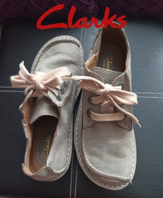 Clarks artisan Удобные женские туфли на шнурке кожа серые. Чернигов. фото 1 Clarks artisan Удобные женские туфли на шнурке кожа серые. Чернигов. фото 1