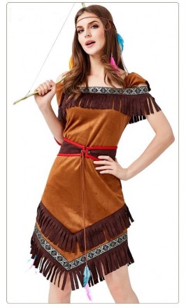 Сукня карнавальна Leg Avenue  жіноча Покахонтас Принцеси Дикого Заходу з головни. . фото 9
