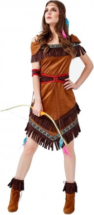 Сукня карнавальна Leg Avenue  жіноча Покахонтас Принцеси Дикого Заходу з головни. . фото 7