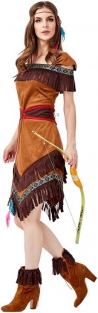 Сукня карнавальна Leg Avenue  жіноча Покахонтас Принцеси Дикого Заходу з головни. . фото 3