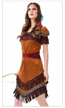 Сукня карнавальна Leg Avenue  жіноча Покахонтас Принцеси Дикого Заходу з головни. . фото 11
