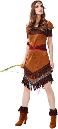 Сукня карнавальна Leg Avenue  жіноча Покахонтас Принцеси Дикого Заходу з головни. . фото 8
