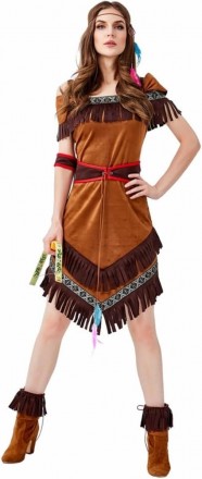 Сукня карнавальна Leg Avenue  жіноча Покахонтас Принцеси Дикого Заходу з головни. . фото 6
