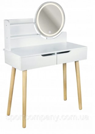 Функціональний туалетний стіл Jumi SCANDI з дзеркалом та LED підсвіткою підійде . . фото 5