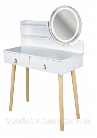 Функціональний туалетний стіл Jumi SCANDI з дзеркалом та LED підсвіткою підійде . . фото 5
