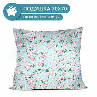 Подушка для сна 70х70 эконом , ткань поликоттон - мягкое и комфортное изделие, д. . фото 2