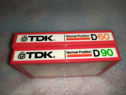2 аудио кассеты TDK D 90 + TDK D 60 - 1982 г MADE IN JAPAN Запечатаны. . фото 5