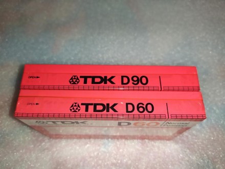 2 аудио кассеты TDK D 90 + TDK D 60 - 1982 г MADE IN JAPAN Запечатаны. . фото 6