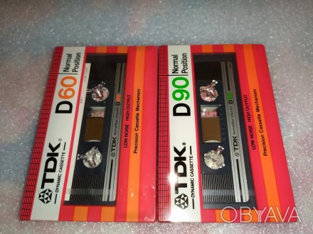 2 аудио кассеты TDK D 90 + TDK D 60 - 1982 г MADE IN JAPAN Запечатаны. . фото 1