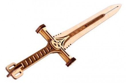 Сувенірна модель меча із зображенням черепа на рукояті. Довжина меча - 73 см. Ви. . фото 3