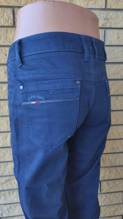 Джинсы, брюки мужские коттоновые стрейчевые демисезонные FANGSIDA, Турция, 98% к. . фото 8