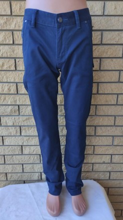 Джинсы, брюки мужские коттоновые стрейчевые демисезонные FANGSIDA, Турция, 98% к. . фото 5