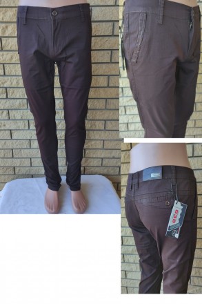 Джинсы, брюки мужские коттоновые стрейчевые летние. Ткань 98% коттон, 2% эластан. . фото 3
