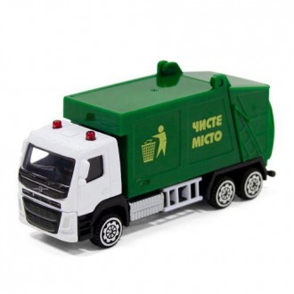 Іграшка у вигляді вантажівки Volvo. Металева кабіна надає іграшці міцність та ре. . фото 2