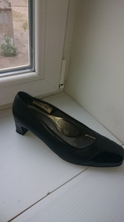 Туфли Ara женские модельные. Размер 42, длина по стельке 28см. Цвет чёрный. Мате. . фото 11