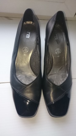 Туфли Ara женские модельные. Размер 42, длина по стельке 28см. Цвет чёрный. Мате. . фото 4