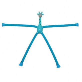 Оригинальная игрушка-антистресс "Поп Туб" (Pop Tube) в виде забавного жирафа. Ру. . фото 3