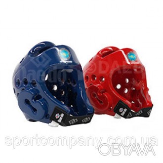 Шлем Daedo PRITF20551 для таеквон-до ІТФ синий красный теквондо защитный шлем тр. . фото 1