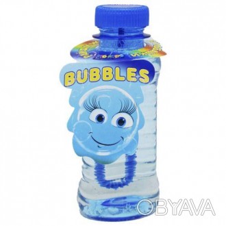 Мыльные пузыри "Bubbles", объем - 150 мл. Представлены в прозрачной рельефной бу. . фото 1