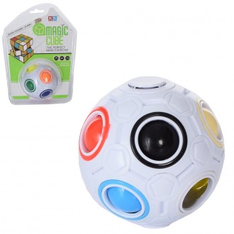 Іграшка-головоломка у вигляді пластикового м'ячика з 11 меншими за розміром різн. . фото 3