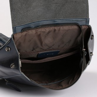 Темно-синий женский рюкзак-сумка из натуральной кожи Tiding Bag - 13286
 
 
 
По. . фото 11