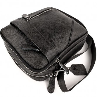 Классическая мужская кожаная сумка через плечо Tiding Bag M38-1031A черная
 
 
Х. . фото 9