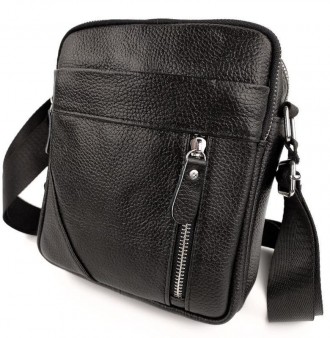 Классическая мужская кожаная сумка через плечо Tiding Bag M38-1031A черная
 
 
Х. . фото 2