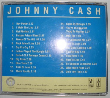 CD disk Johnny Cash – Star Series музыкальный диск 

CD disk Johnny Cash. . фото 3