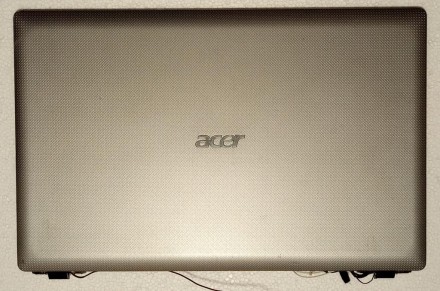 Верхня частина корпуса (кришка, рамка, петлі, шлейфи, вебкамера) з ноутбука ACER. . фото 2