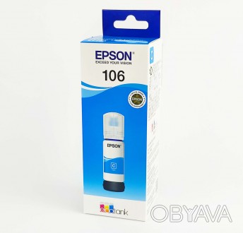 Оригинальные чернила Epson 106 для:
Epson EcoTank ET-7700 / ET-7750
Epson EcoTan. . фото 1